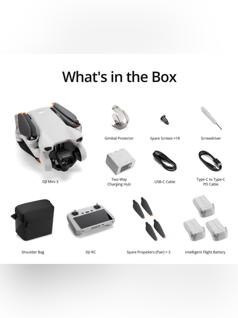 DJI Mini 3 Fly More Combo (DJI RC), Drones with Camera for Adults 4K - Picture 9 of 9